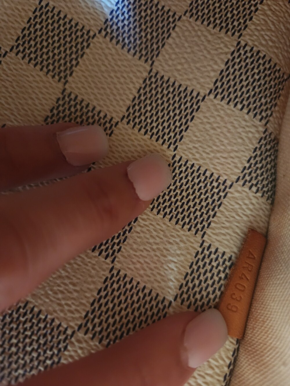 Louis vuitton damier azur totally mm authentic - Picture 5 of 8